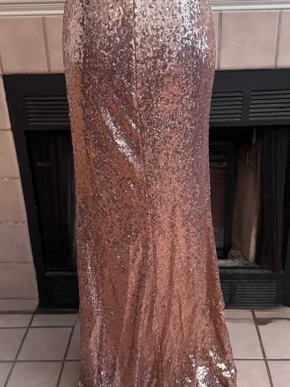 New Jump Rose Gold Formal Dress - Picture 7 of 8